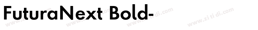 FuturaNext Bold字体转换